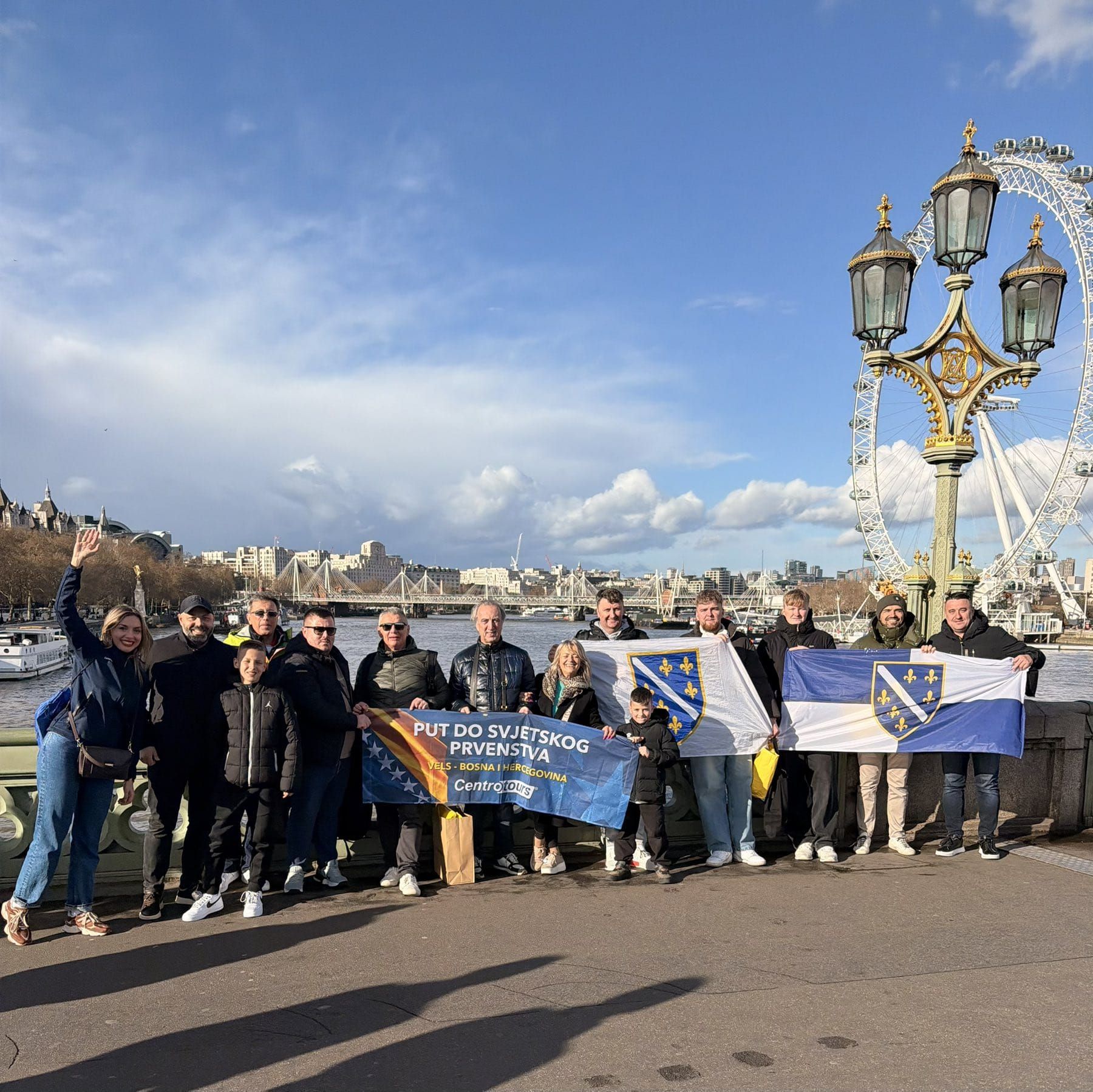 Bh. navijači okupirali Cardiff: Sjajna atmosfera pred duel s Velsom!
